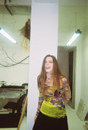 1999 Silk Mesh Top - Aliyah Winter Rage Print