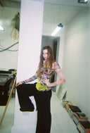 1999 Silk Mesh Top - Aliyah Winter Rage Print