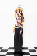 1999 Silk Mesh Top - Priscilla Rose Howe Print