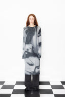Doric Long Sleeve Tee Dress - Mysterious 20's Woman