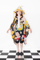 Flounder Dress - Silk Georgette - Priscilla Rose Howe Print