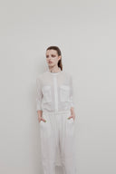 Belted Neck Shirt