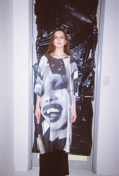 Iconique Dress - Halftone Jimmy Print