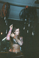 1999 Silk Mesh Top - Mirror Ball Print
