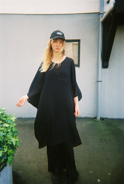 Flounder Dress - Black Yoryu