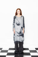 Flounder Dress - Jersey - Mysterious 20's Woman Print