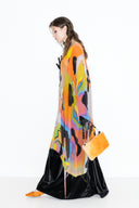 Firecloud Dress - Makeup.Grafitti.Wav Print