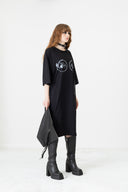 Space & Time Dress - Fork Boob Print