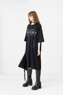Space & Time Dress - Fork Boob Print