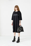 Space & Time Dress - Barbell Jimmy Print