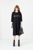 Space & Time Dress - Barbell Jimmy Print