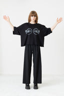 Crop Kaboom Tee - Fork Boob Print