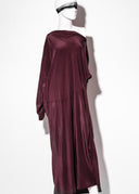 Escargot Dress - Pinot Noir