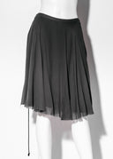 Hooded Skirt - Silk Georgette