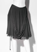 Hooded Skirt - Silk Georgette