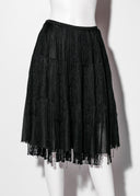 Fringed Tiered Skirt