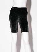 Drama Queen Bike Short - Black Sparkle
