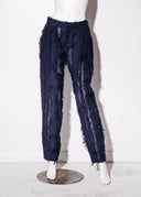 Blair Pant - Navy Shag Stripe