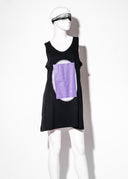 Fortune Singlet - Black with Void Print