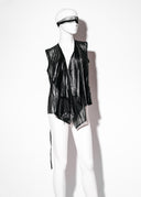 Sleeveless Dolomite Top - Black Lacquer