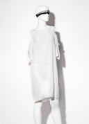 Ruffled Layla Dress - Ivory Silk