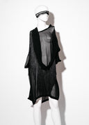 Fringed Lattice Tee Dress